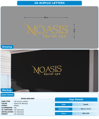 CUSTOM MOCKUP SIGN FOR Mona Borland