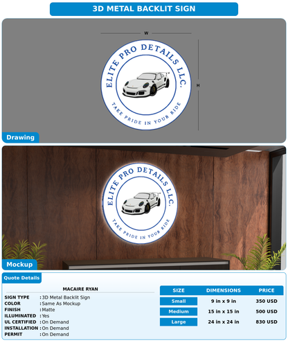 CUSTOM MOCKUP SIGN FOR Macaire Ryan