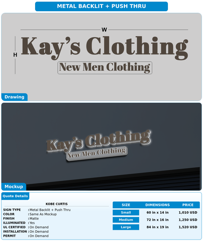 CUSTOM MOCKUP SIGN FOR Kobe Curtis