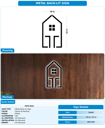 CUSTOM MOCKUP SIGN FOR Pete Ruiz