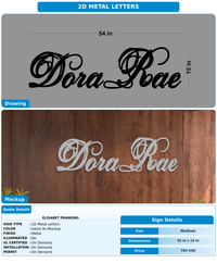 CUSTOM MOCKUP SIGN FOR Elisabet Pramono