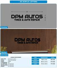 CUSTOM MOCKUP SIGN FOR Donna Montgomery