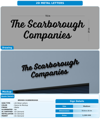 CUSTOM MOCKUP SIGN FOR Brooks Scarborough
