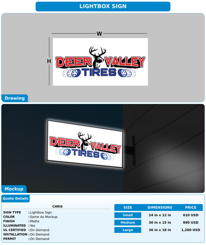 CUSTOM MOCKUP SIGN FOR Chris
