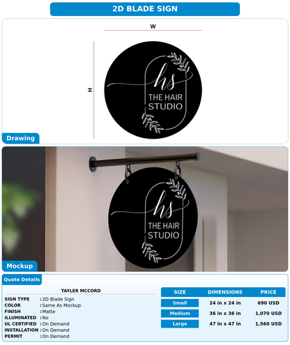 CUSTOM MOCKUP SIGN FOR Tayler McCord