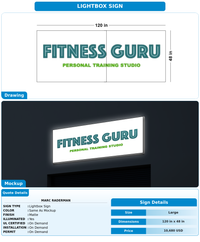 CUSTOM MOCKUP SIGN FOR Marc Raderman