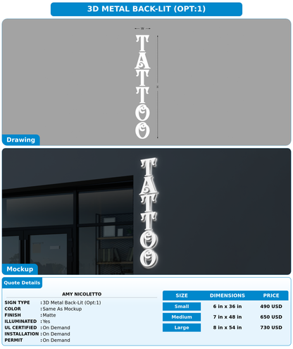 CUSTOM MOCKUP SIGN FOR amy nicoletto