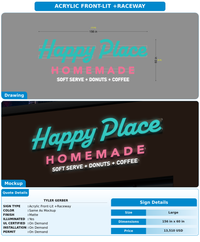 CUSTOM MOCKUP SIGN FOR Tyler Gerber
