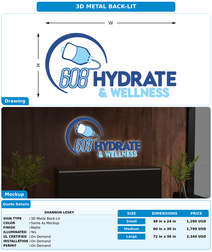 CUSTOM MOCKUP SIGN FOR Shannon Lesky
