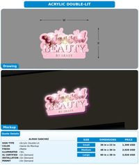 CUSTOM MOCKUP SIGN FOR Alirah Sanchez