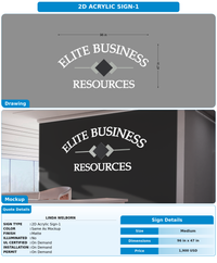 CUSTOM MOCKUP SIGN FOR Linda Welborn