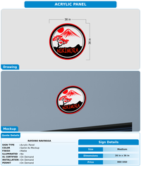 CUSTOM MOCKUP SIGN FOR Raydino Navingga