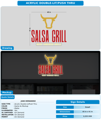 CUSTOM MOCKUP SIGN FOR Juan Hernandez