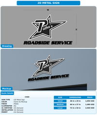 CUSTOM MOCKUP SIGN FOR Chad