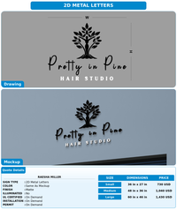 CUSTOM MOCKUP SIGN FOR Raesha Miller