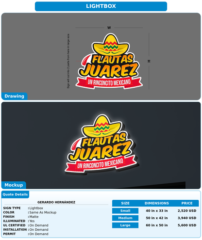 CUSTOM MOCKUP SIGN FOR Gerardo Hernández