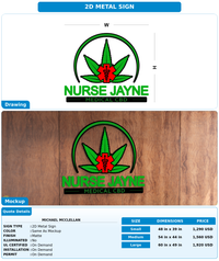 CUSTOM MOCKUP SIGN FOR Michael McClellan