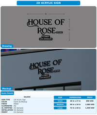 CUSTOM MOCKUP SIGN FOR Valerie