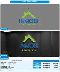 CUSTOM MOCKUP SIGN FOR Inmobi Realestate