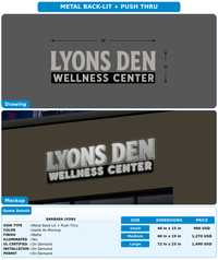 CUSTOM MOCKUP SIGN FOR Barbara Lyons
