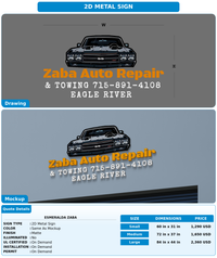 CUSTOM MOCKUP SIGN FOR esmeralda zaba