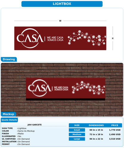 CUSTOM MOCKUP SIGN FOR Javi Garcete