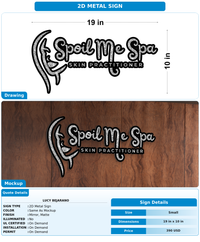 CUSTOM MOCKUP SIGN FOR Lucy Bejarano
