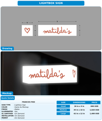 CUSTOM MOCKUP SIGN FOR Francois Pied