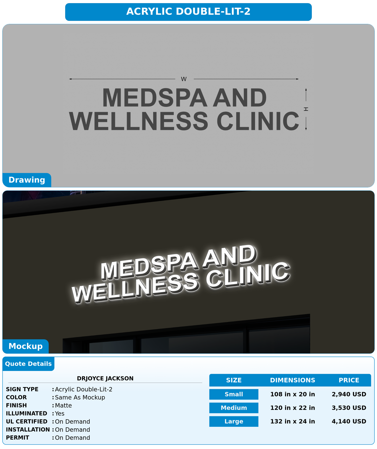 CUSTOM MOCKUP SIGN FOR DrJoyce Jackson