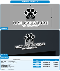 CUSTOM MOCKUP SIGN FOR Geneva Gavin