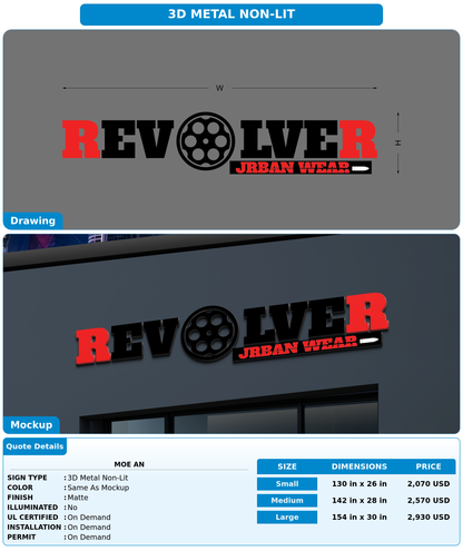 CUSTOM MOCKUP SIGN FOR MOE AN