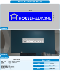 CUSTOM MOCKUP SIGN FOR Jamie Taylor