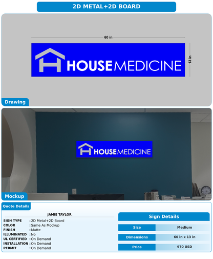CUSTOM MOCKUP SIGN FOR Jamie Taylor