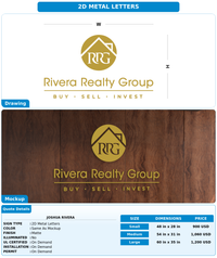 CUSTOM MOCKUP SIGN FOR Joshua Rivera