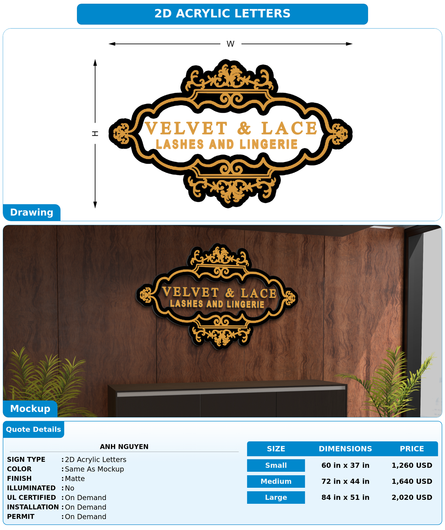 CUSTOM MOCKUP SIGN FOR Anh Nguyen