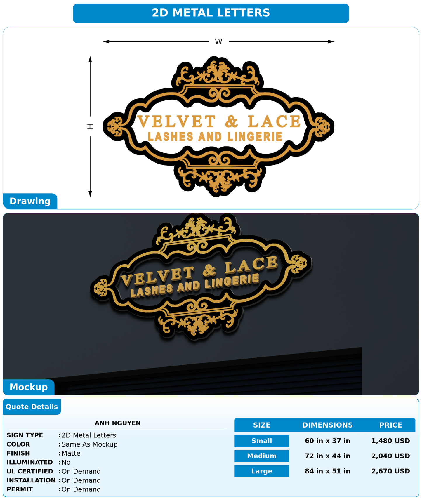 CUSTOM MOCKUP SIGN FOR Anh Nguyen