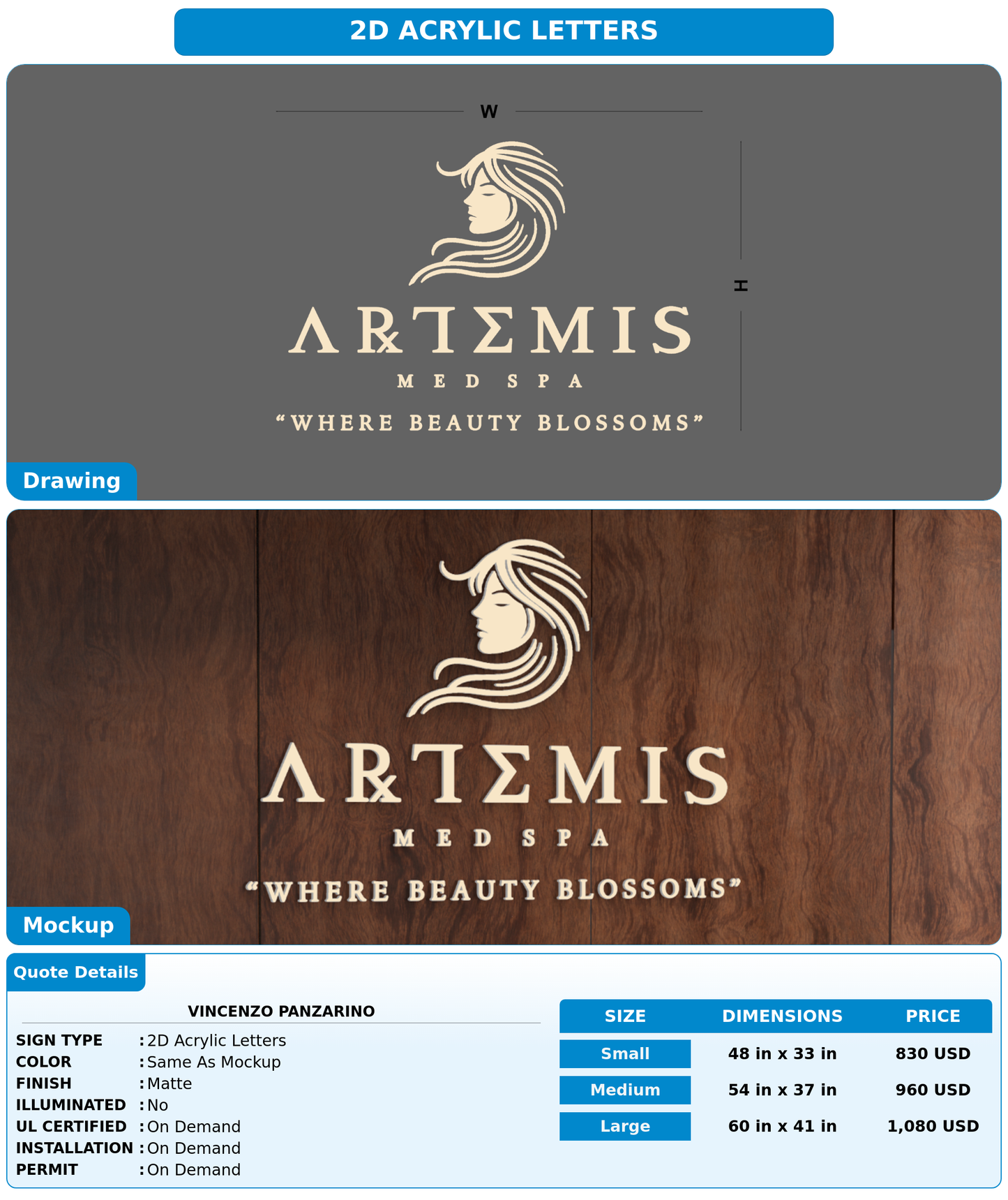 CUSTOM MOCKUP SIGN FOR Vincenzo Panzarino