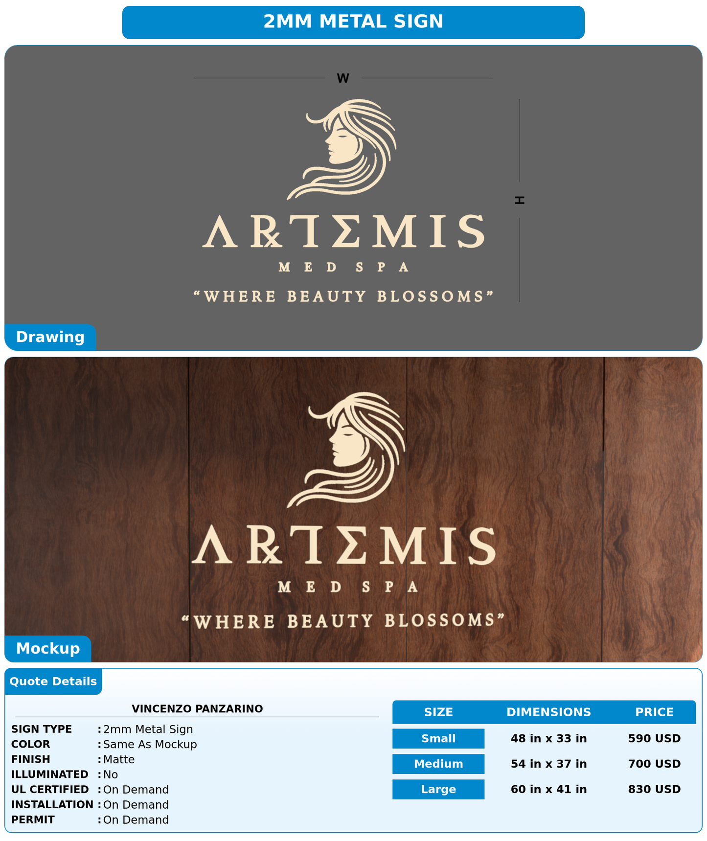 CUSTOM MOCKUP SIGN FOR Vincenzo Panzarino