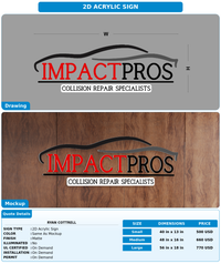 CUSTOM MOCKUP SIGN FOR Ryan Cottrell