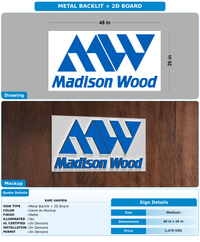 CUSTOM MOCKUP SIGN FOR Kari Gaviria