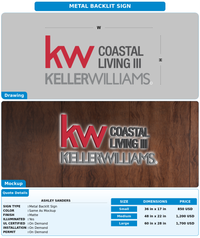 CUSTOM MOCKUP SIGN FOR Ashley Sanders