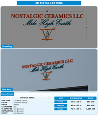 CUSTOM MOCKUP SIGN FOR Michelle Meade