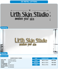 CUSTOM MOCKUP SIGN FOR Audrey-Rose St. Denis
