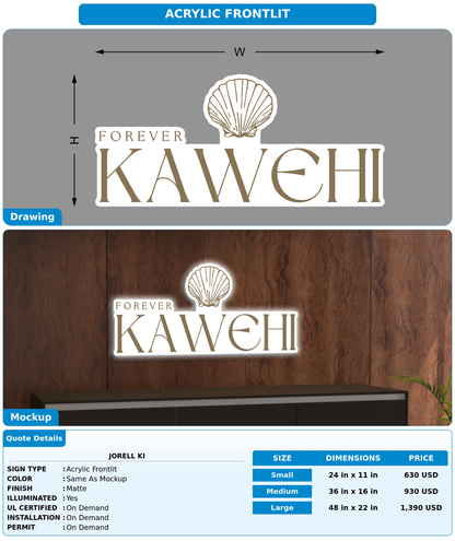 CUSTOM MOCKUP SIGN FOR Jorell Ki
