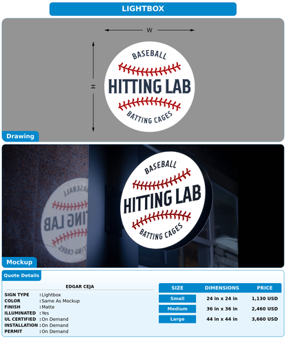 CUSTOM MOCKUP SIGN FOR Edgar Ceja