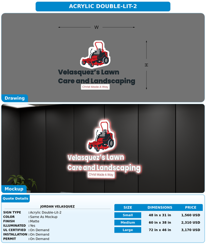 CUSTOM MOCKUP SIGN FOR Jordan Velasquez