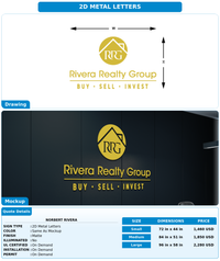 CUSTOM MOCKUP SIGN FOR Norbert Rivera