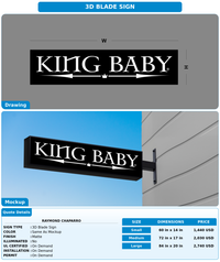 CUSTOM MOCKUP SIGN FOR Raymond Chaparro