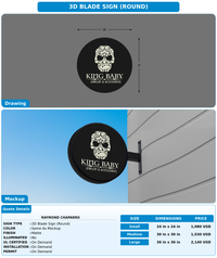 CUSTOM MOCKUP SIGN FOR Raymond Chaparro