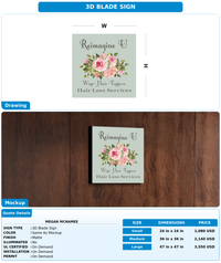 CUSTOM MOCKUP SIGN FOR Megan McNamee